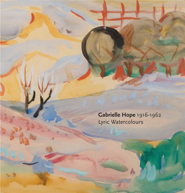 Gabrielle Hope 1916-1962 Lyric Watercolours
