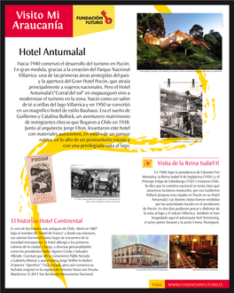 Es Uno De Los Hoteles Más Antiguos De Chile. Abrió En 1887 Bajo El