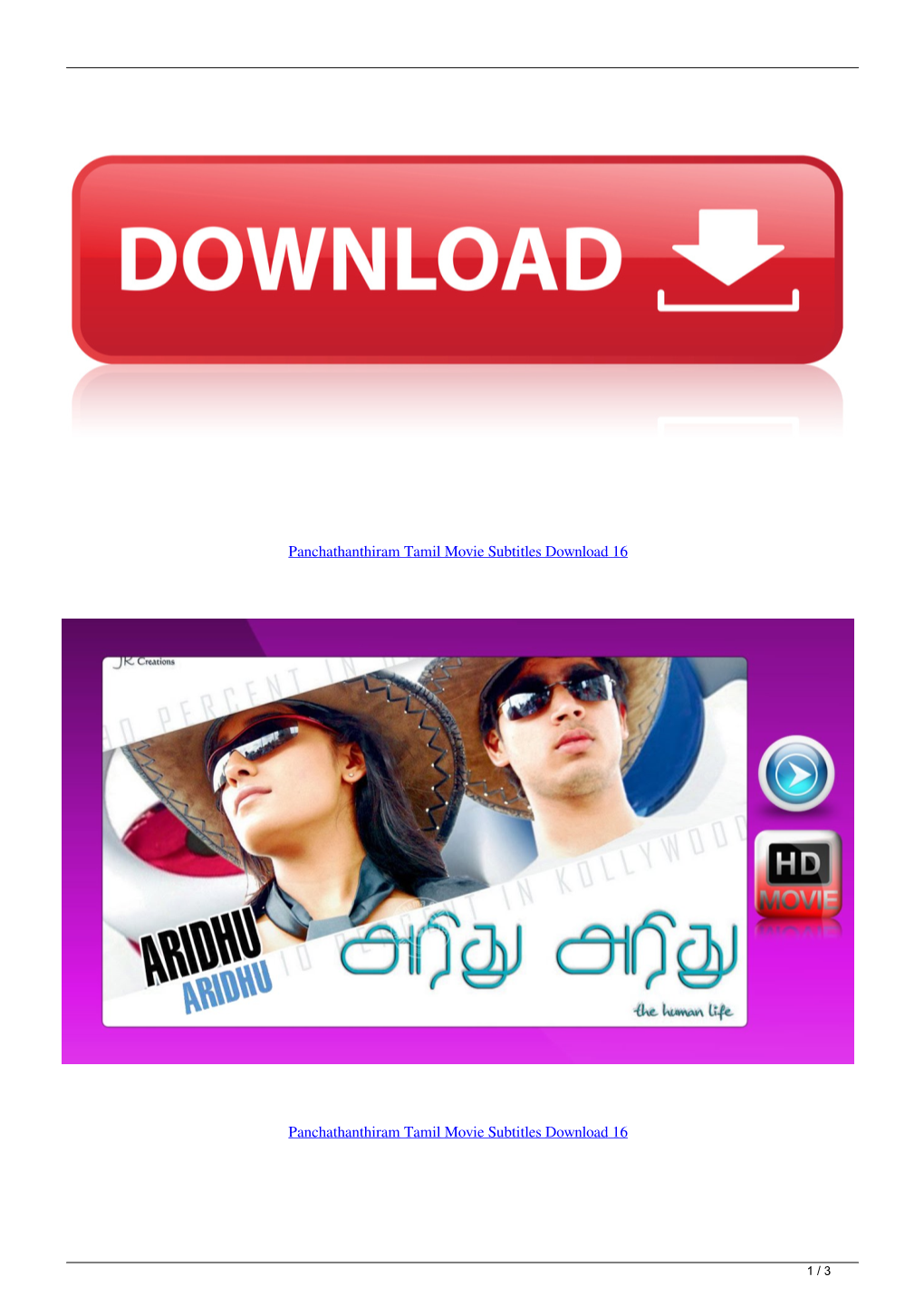 Panchathanthiram Tamil Movie Subtitles Download 16