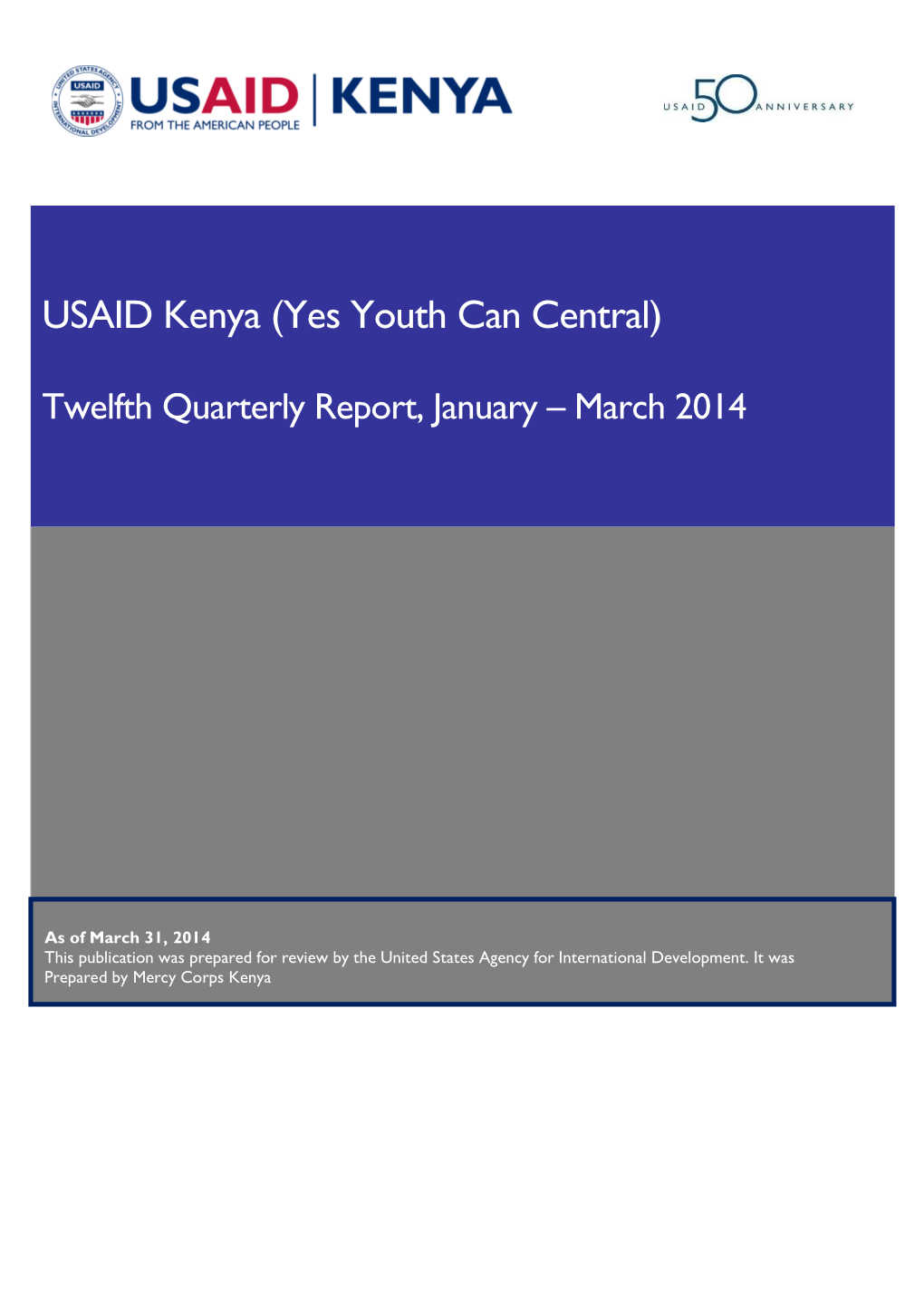 USAID Kenya (Yes Youth Can Central)