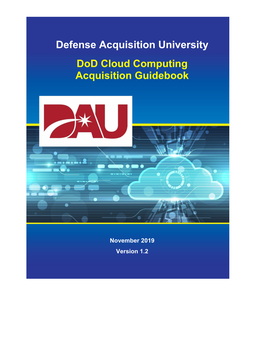 DAU Cloud Acquisition Guidebook
