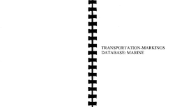 Marine Transportation-Markings Database: Marine