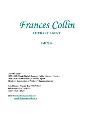 Frances Collin Catalog