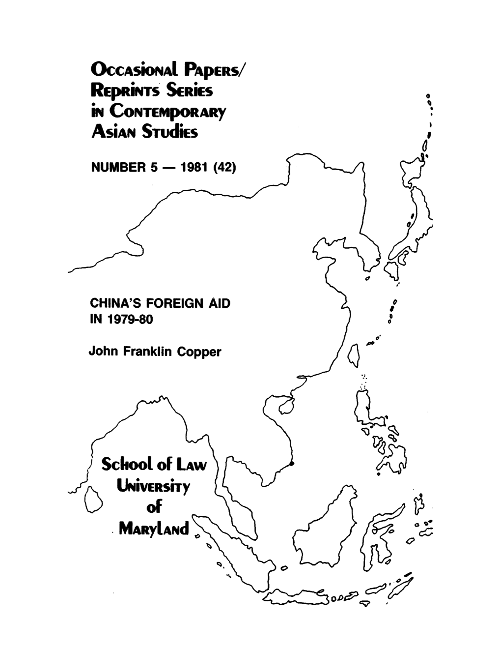 China's Foreign Aid in 1979-80