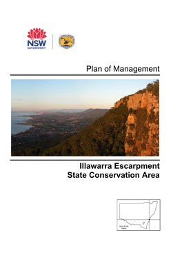 Plan of Management Illawarra Escarpment State Conservation Area