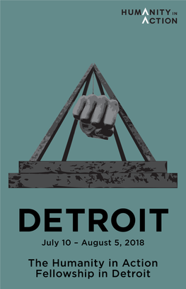 Download 2018 Detroit Fellowship Program