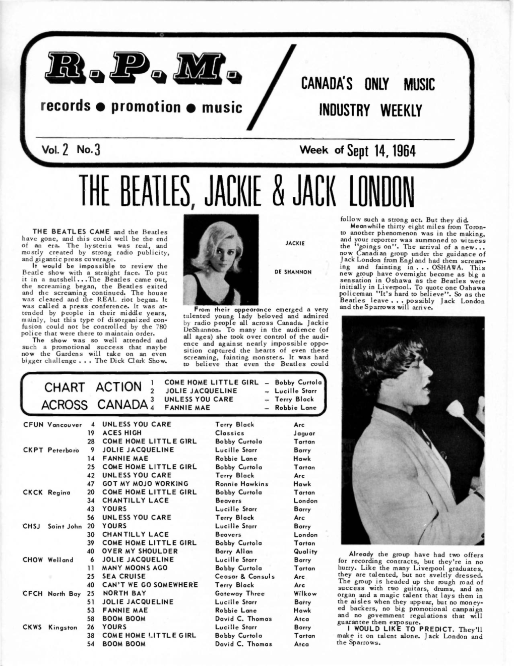 The Beatles, Jackie & Jack London