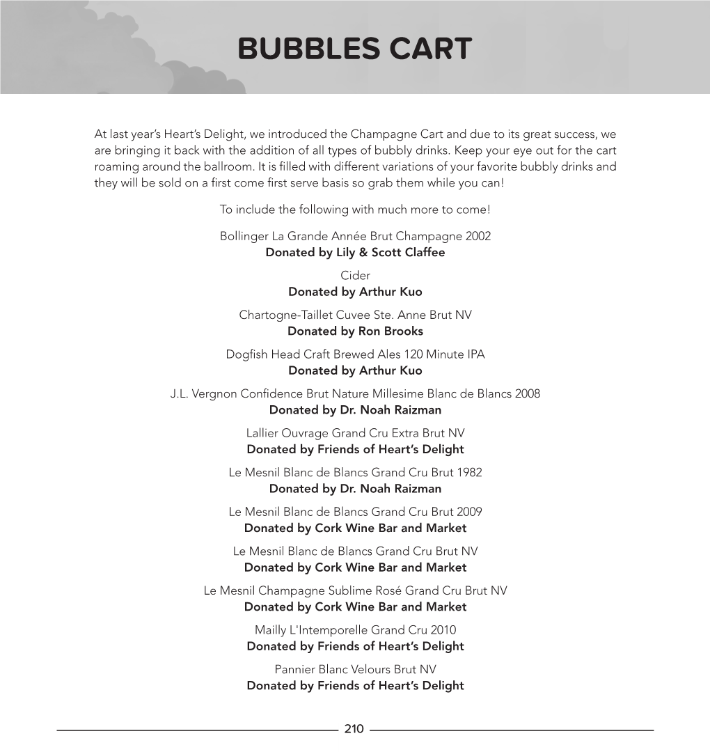 Bubbles Cart