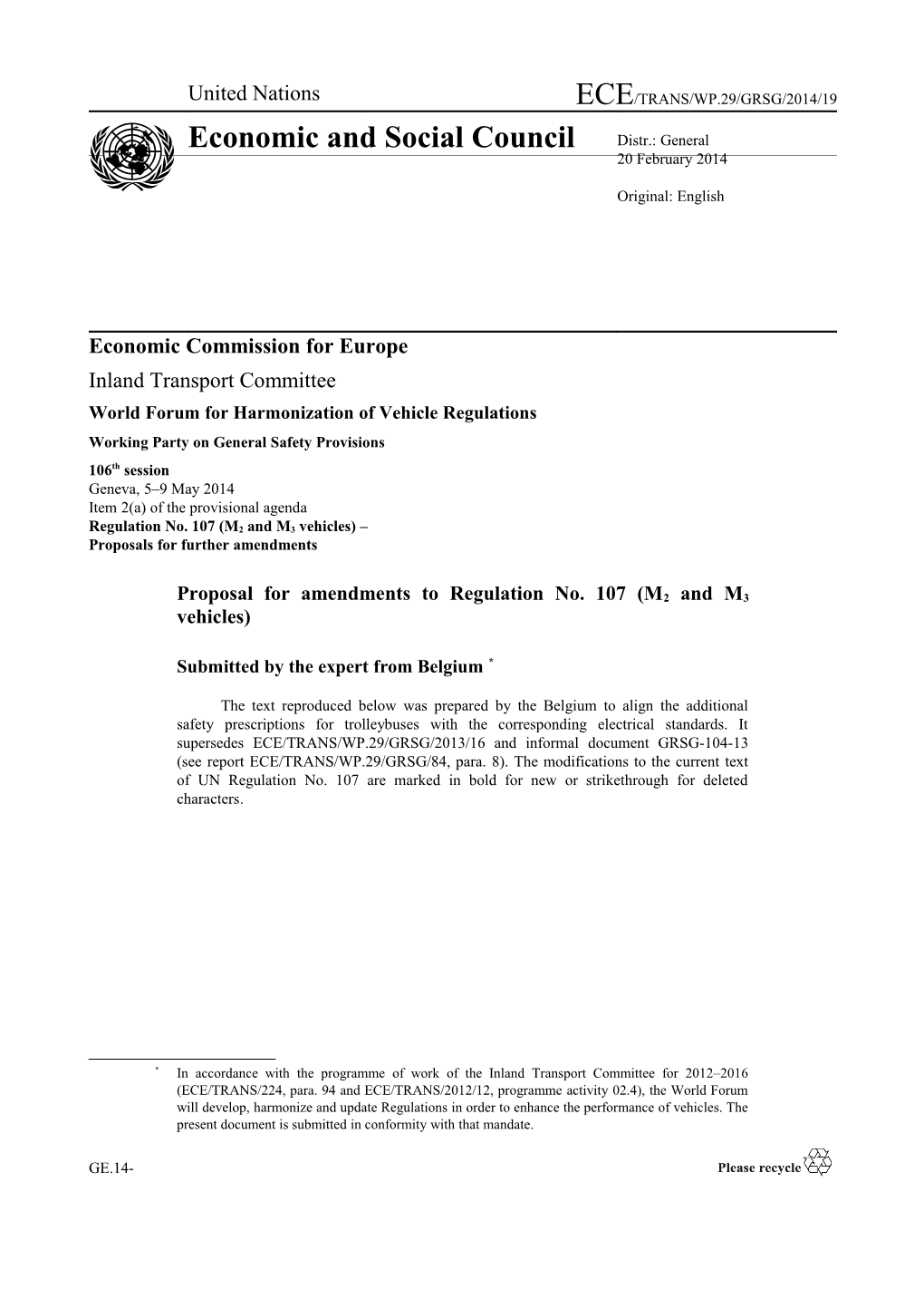 Economic Commission for Europe s29