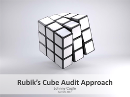 Rubik's Cube Audit Approach