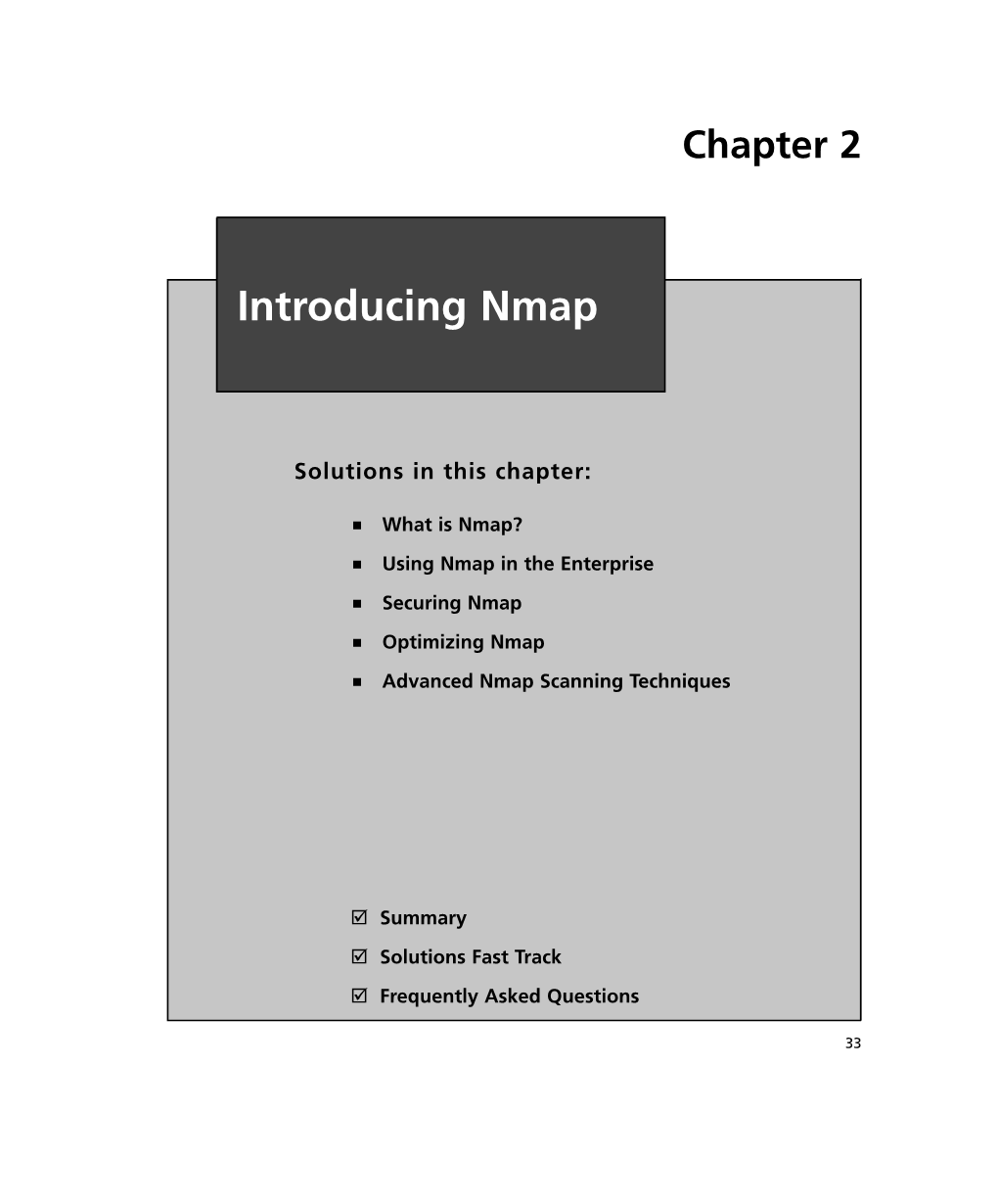 Introducing Nmap