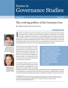 Issues in Governance Studies