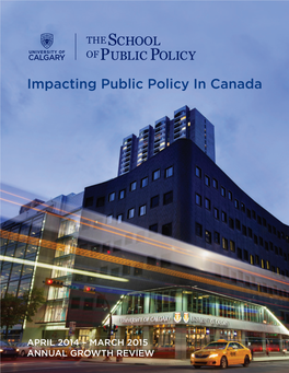 Impacting Public Policy in Canada