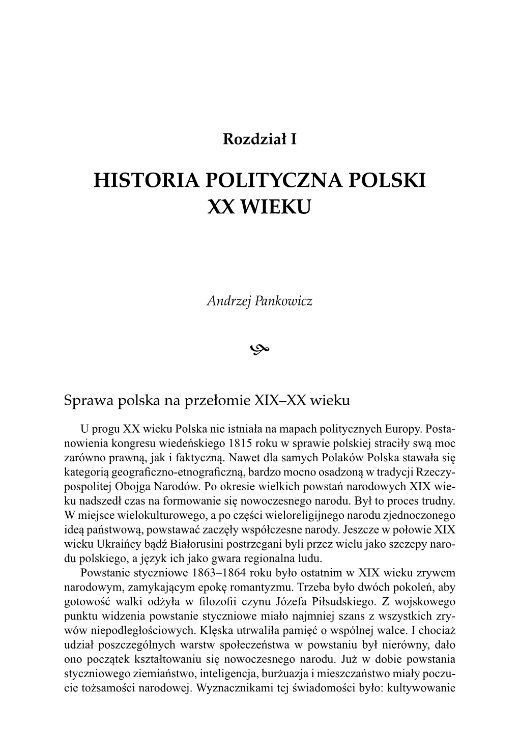 Historia Polityczna Polski Xx Wieku