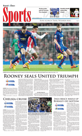 Rooney Seals United Triumph