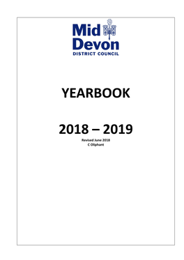 Yearbook 2018 – 2019