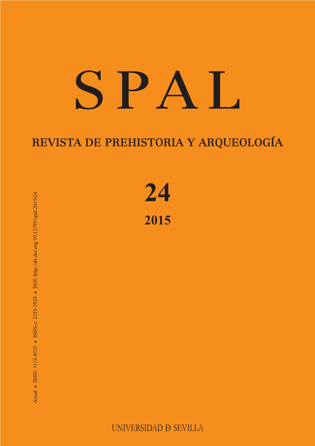 SPAL Revista De Prehistoria Y Arqueología De La Universidad De