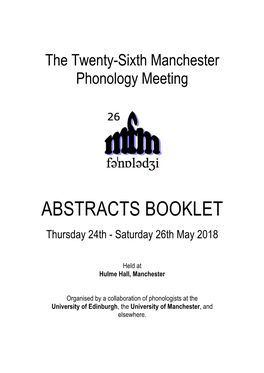 26Mfm Abstracts Booklet