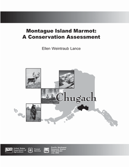 Montague Island Marmot: a Conservation Assessment