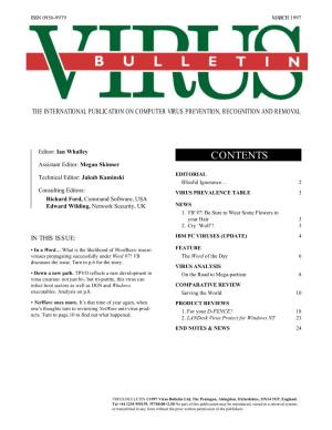 Virus Bulletin, March 1997