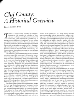 Cluj County: a Historical Overview
