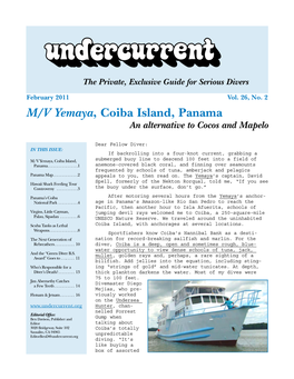 M/V Yemaya, Coiba Island, Panama + [Other Articles] Undercurrent