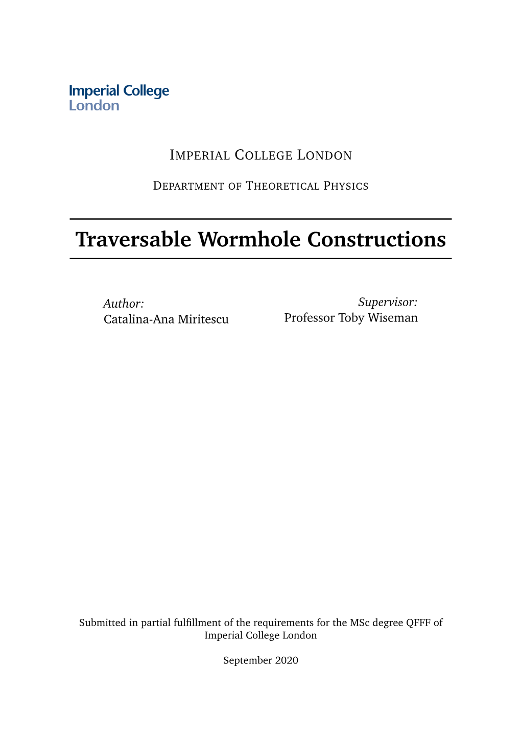 Traversable Wormhole Constructions