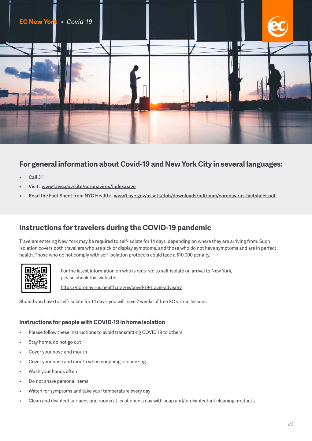 For General Information About Covid-19 and New York City in Several Languages