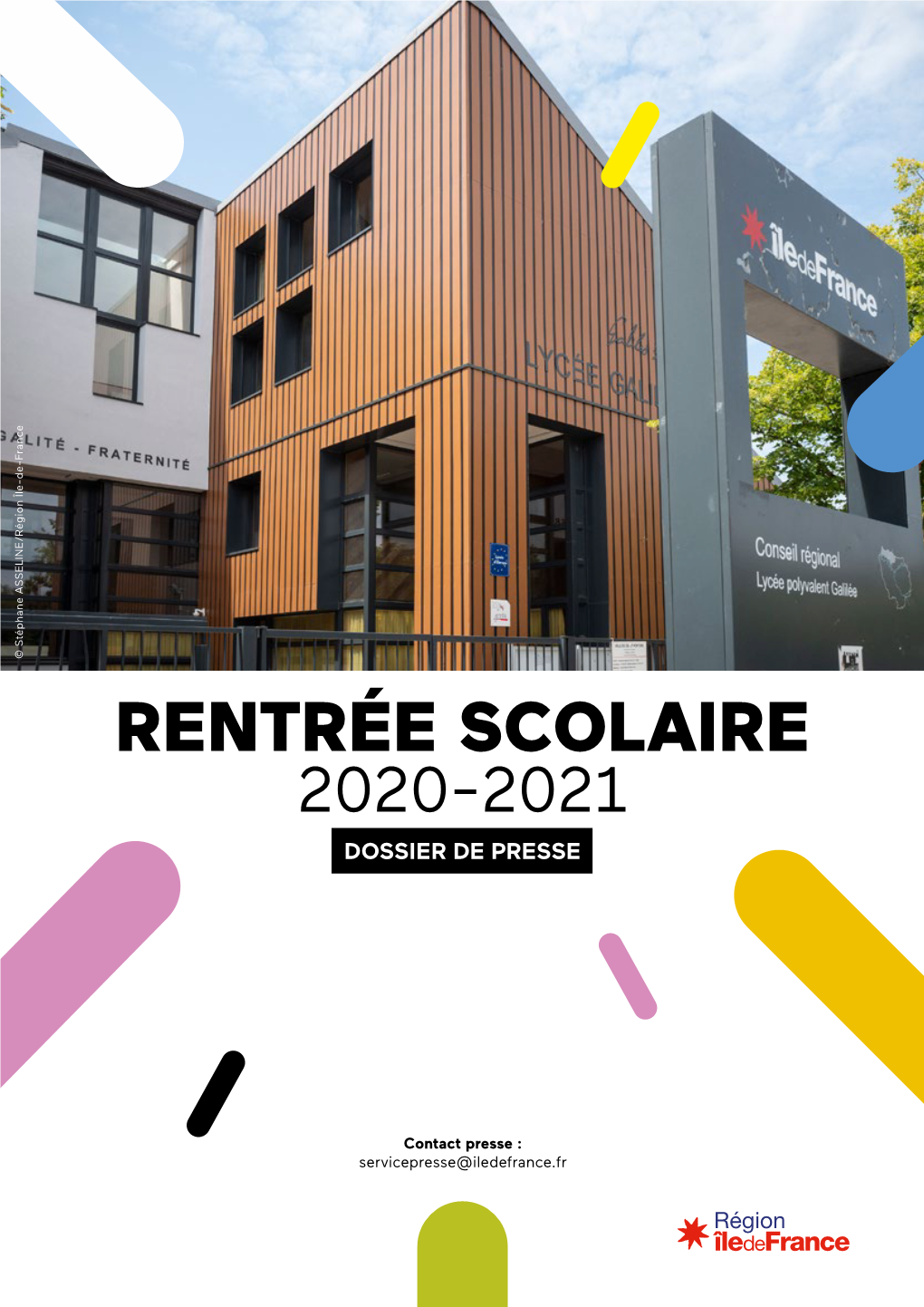 Rentrée Scolaire 2020-2021 : Dossier De Presse