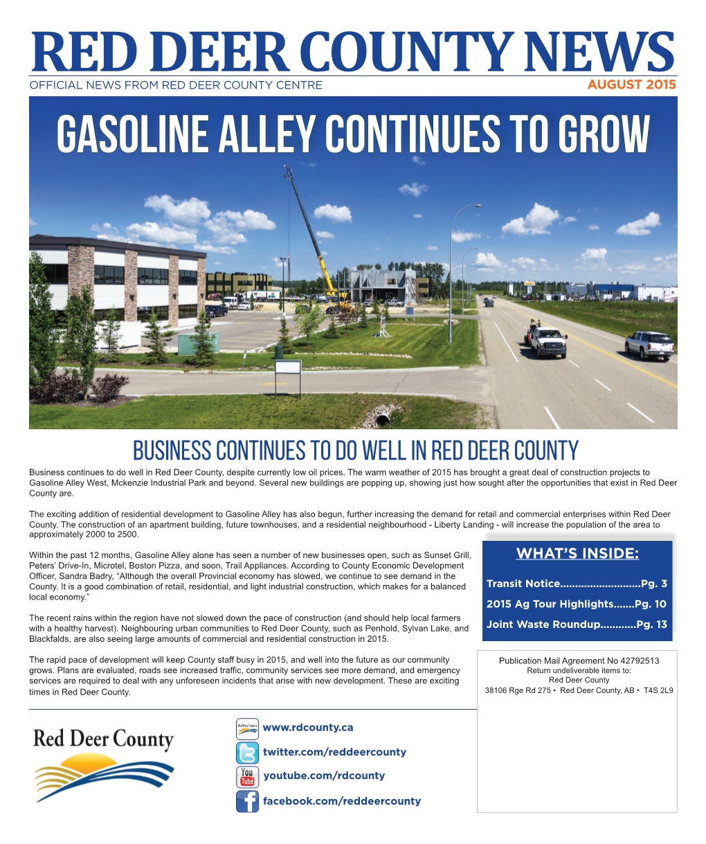 Gasoline ALLEY Continues to Grow