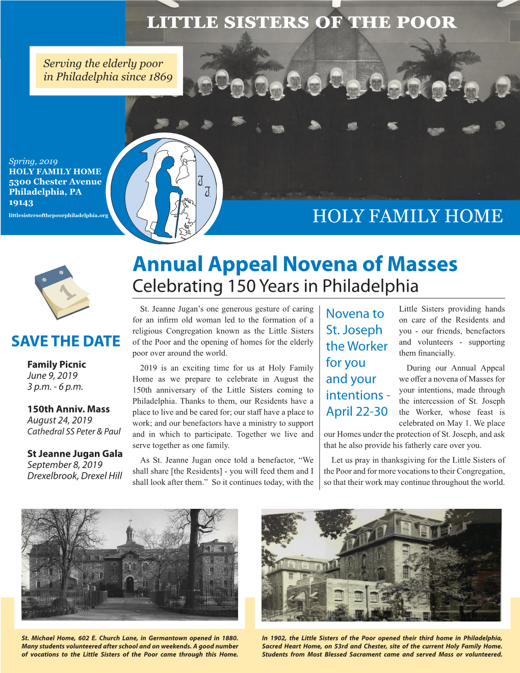 LITTLE SISTERS of the POOR Annual Appeal Novena of Masses