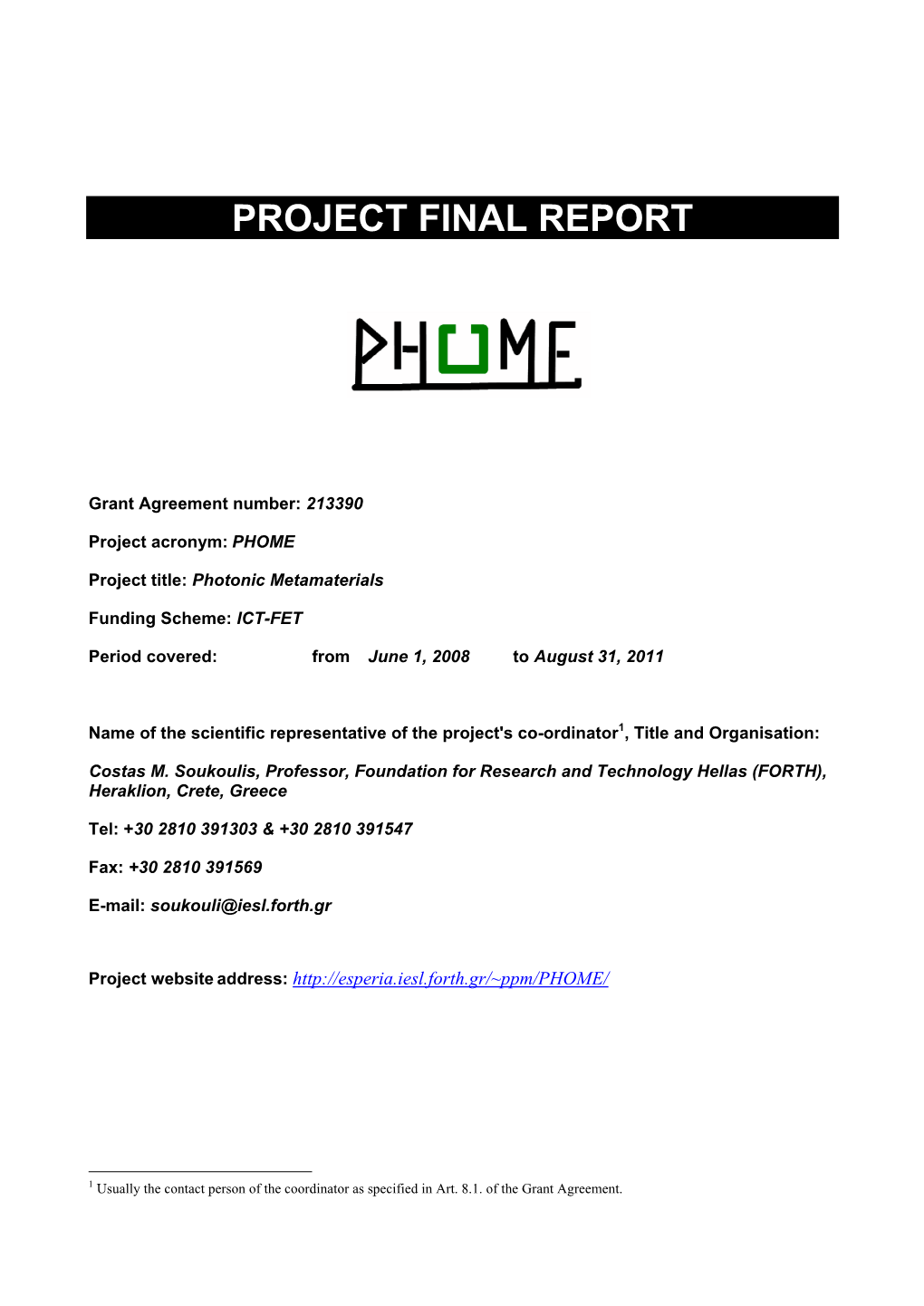 Project Final Report