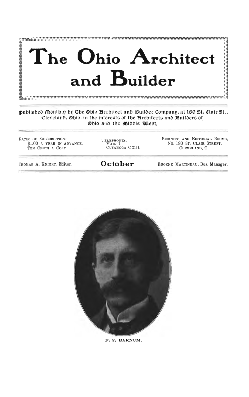 The Ohio Architect and Builder