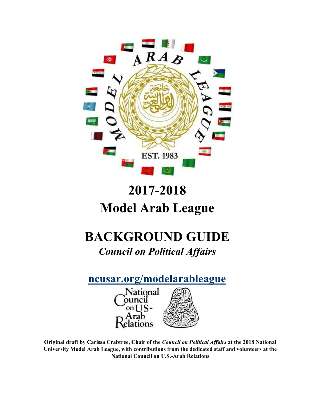 2017-2018 Model Arab League BACKGROUND GUIDE
