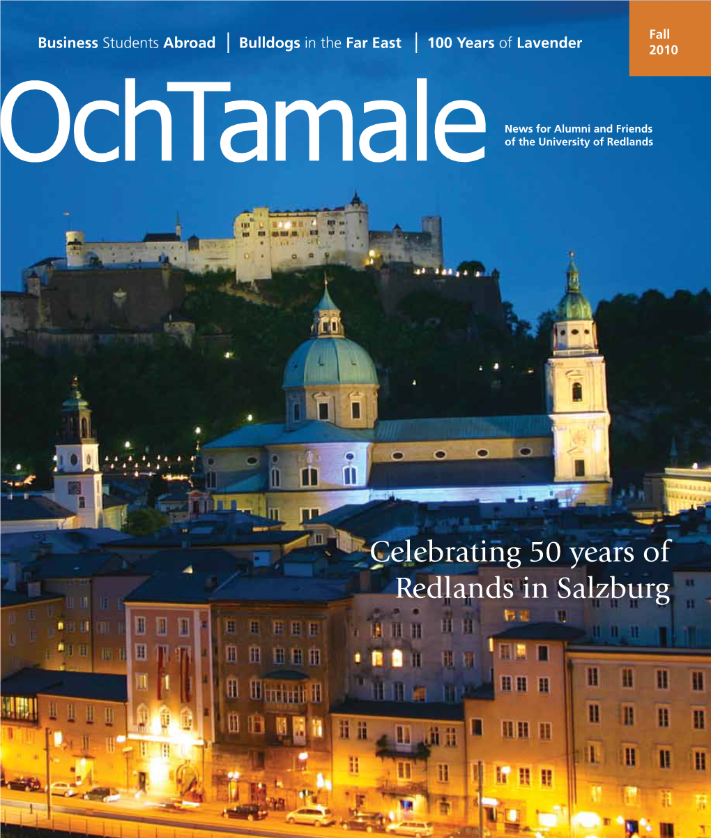 Celebrating 50 Years of Redlands in Salzburg Now… and Then