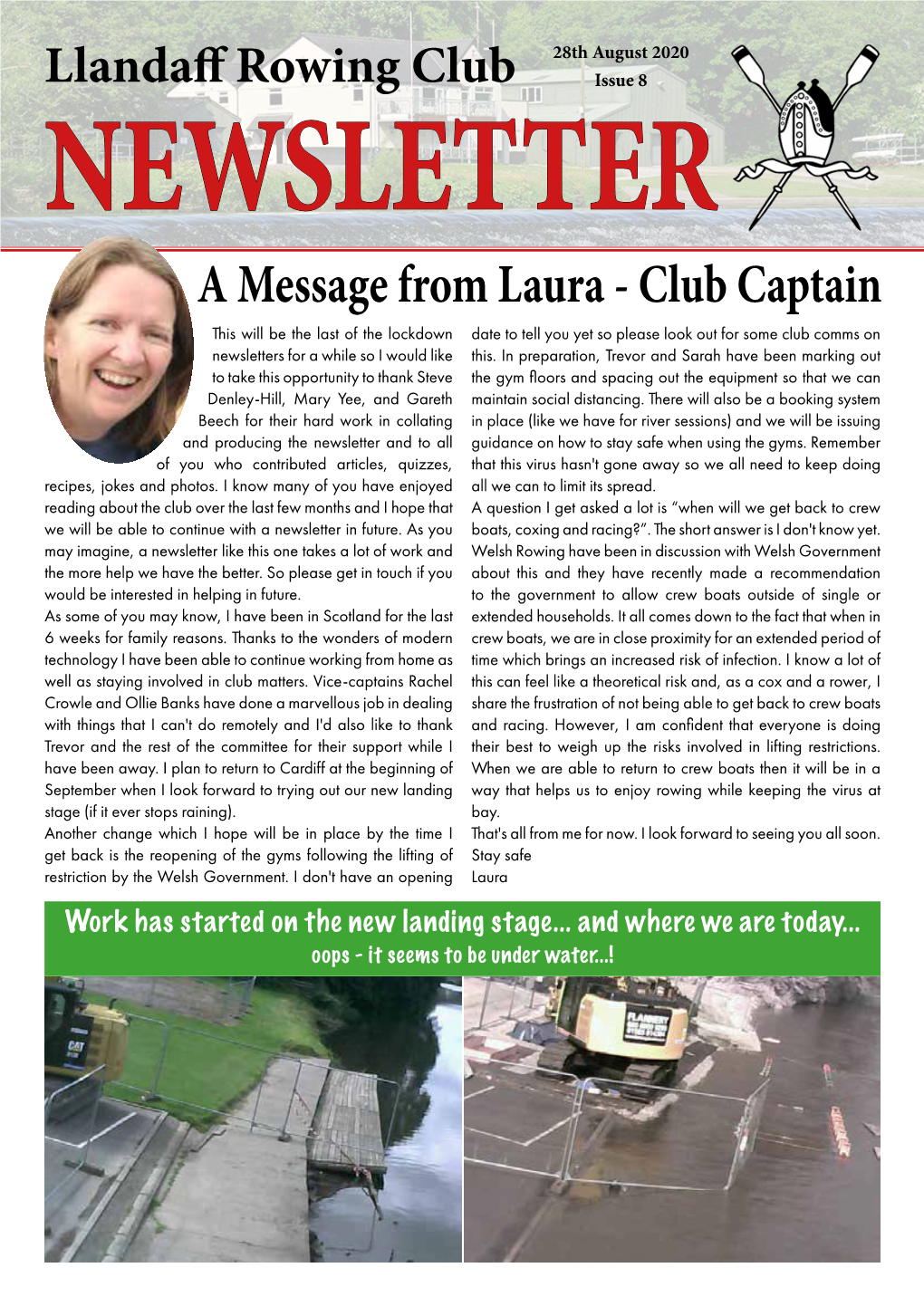 Club Captain This Will Be the Last of the Lockdown Date to Tell You Yet So Please Look out for Some Club Comms on Newsletters for a While So I Would Like This