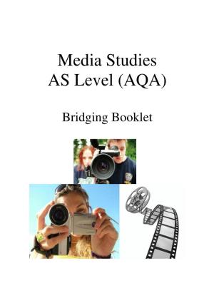 Media Studies AS Level (AQA)