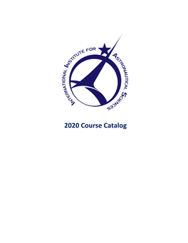 2020 Course Catalog