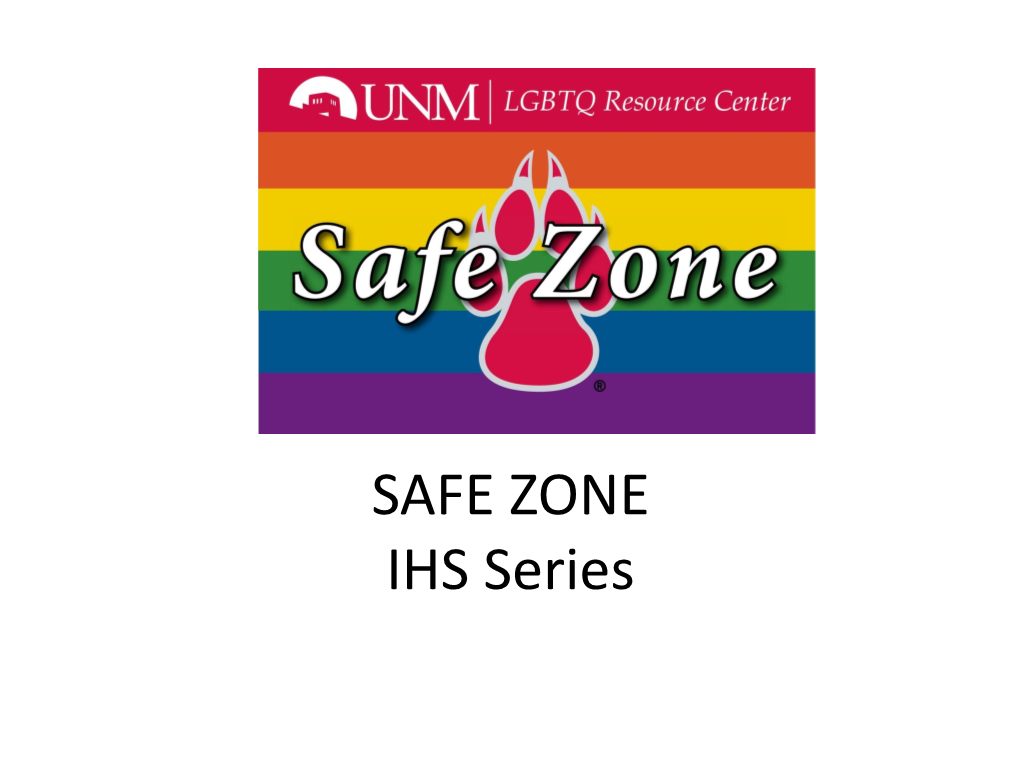 LGBTQ Safe Zone