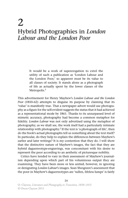 Hybrid Photographies in London Labour and the London Poor