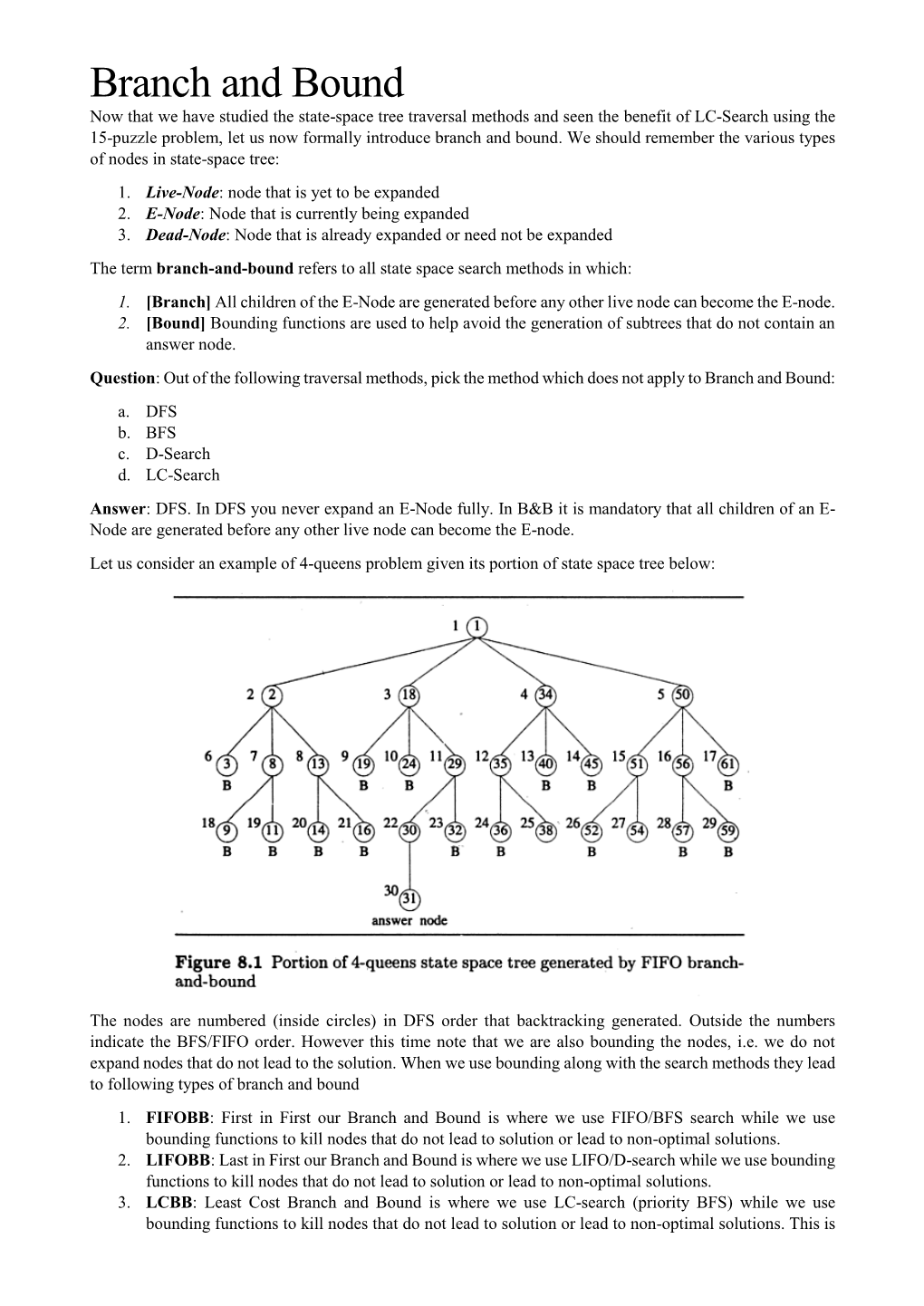 Branch and Bound