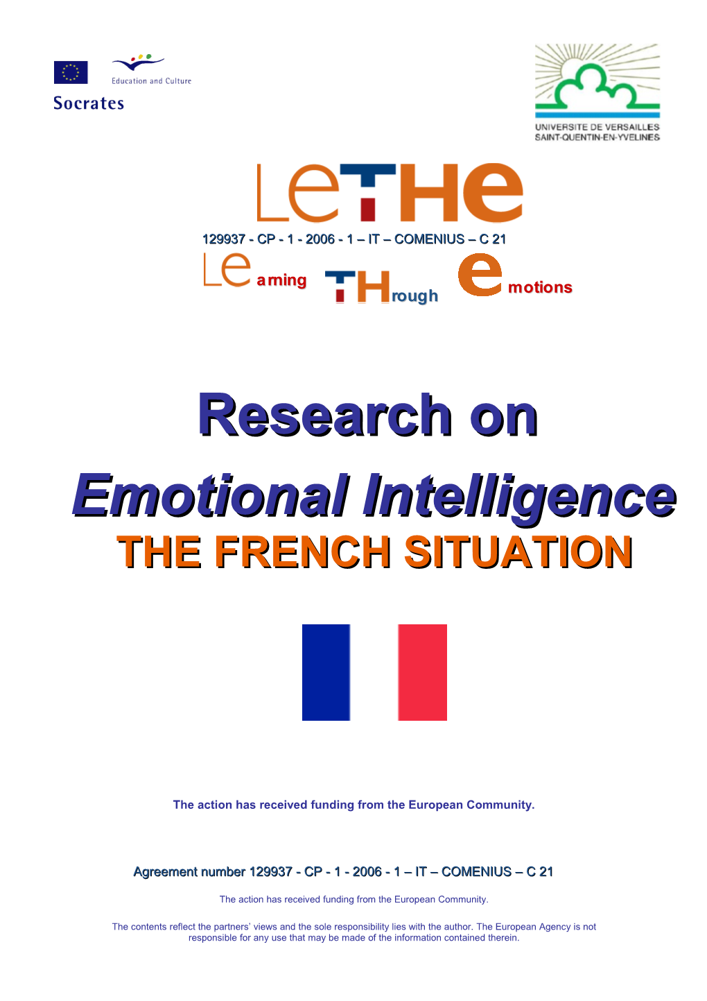 LETHE (Learning Through Emotions)