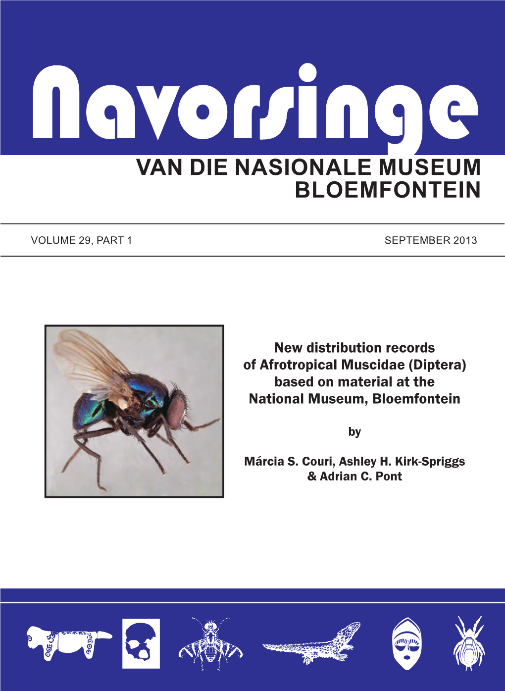 New Distribution Records of Afrotropical Muscidae (Diptera) Based on Material at the National Museum, Bloemfontein