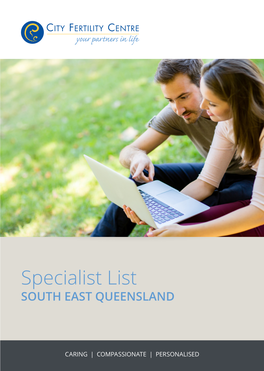 Specialist List SOUTH EAST QUEENSLAND