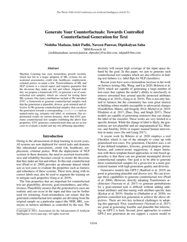 Towards Controlled Counterfactual Generation for Text
