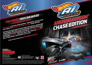 FFL35 : Hot Wheels® Ai Starter Set Arkham Asylum™ Edition Track