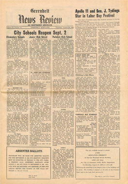 28 August 1969 Greenbelt News Review