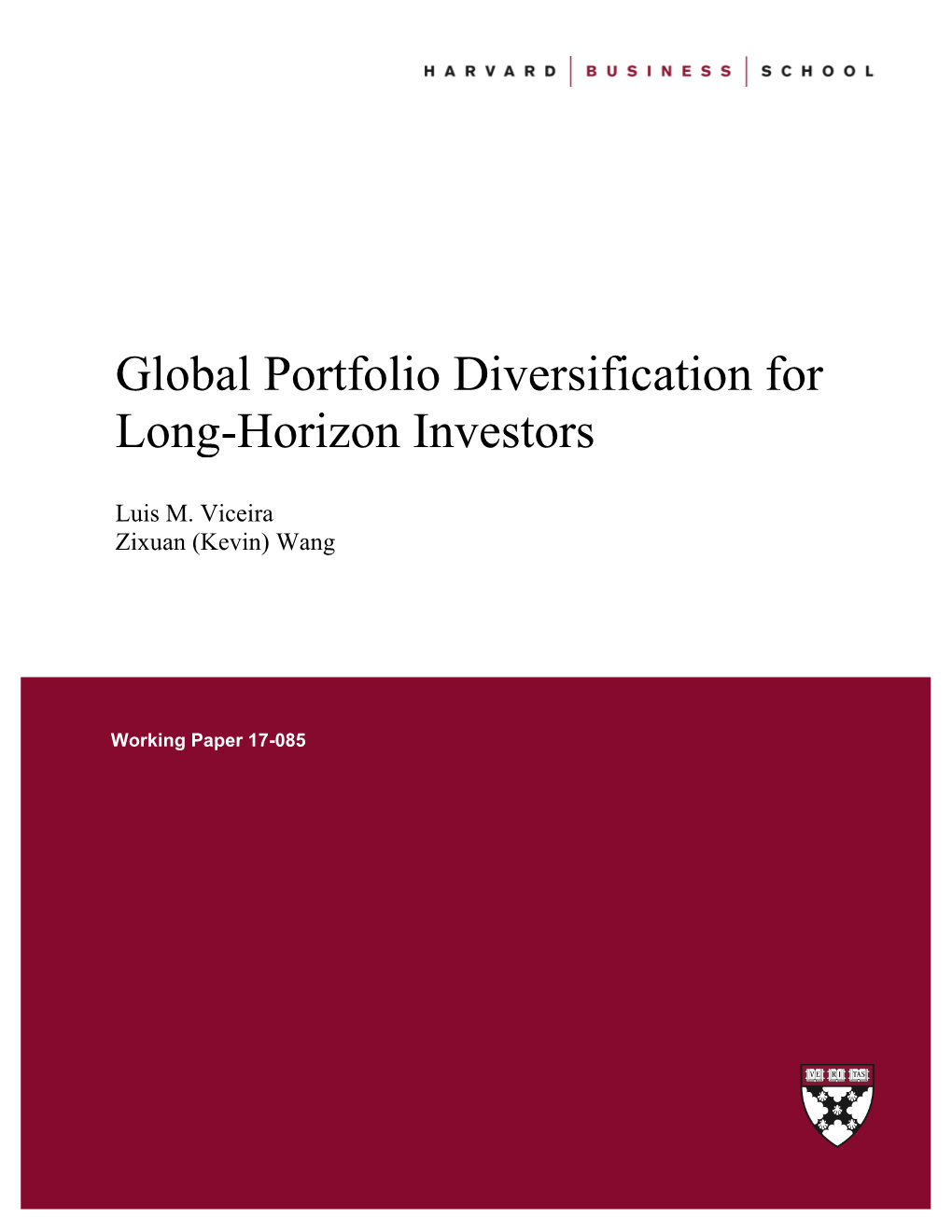 Global Portfolio Diversification for Long-Horizon Investors