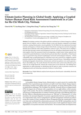 Applying a Coupled Nature–Human Flood Risk Assessment Framework in a Case for Ho Chi Minh City, Vietnam
