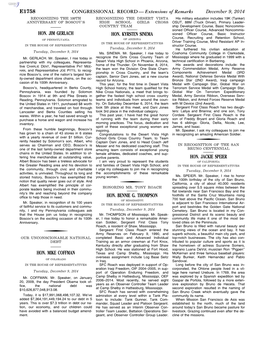 CONGRESSIONAL RECORD— Extensions Of